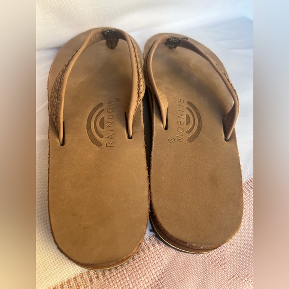 The Willow Double Layer Arch Support Premier Leather Rainbow Sandals - Picture 3 of 9